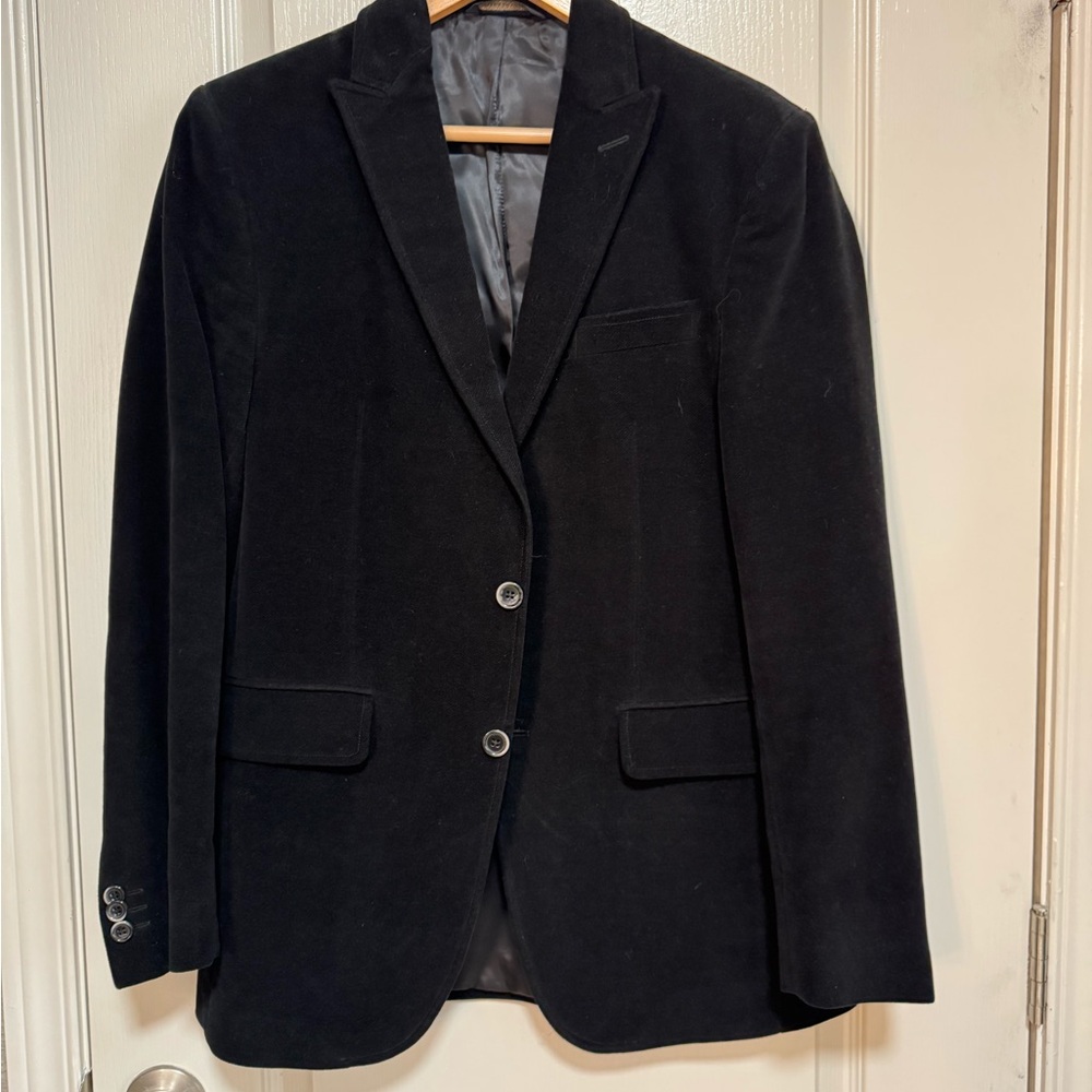 Banana Republic Black Sport Coat Classic Tailored Blazer